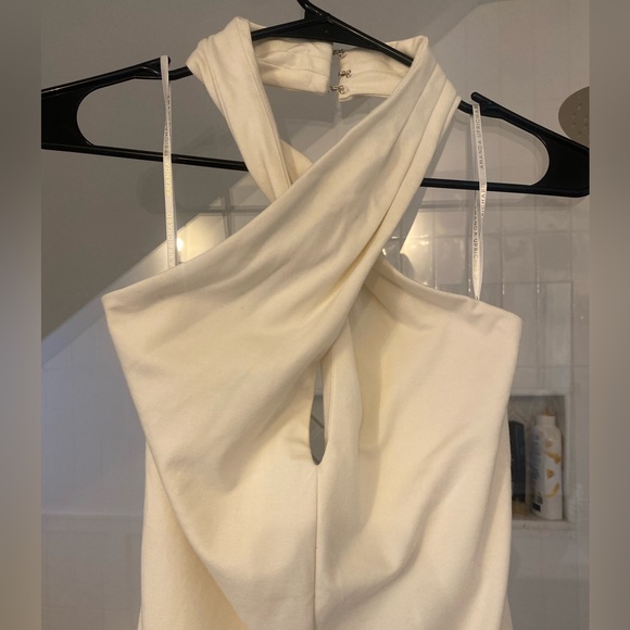 Amanda Uprichard White BodyCon Halter - Picture 5 of 9